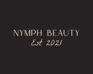 Beauty Style Text logo design