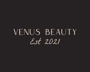 Beauty Style Text logo design