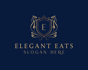 Elegant Fashion Shield logo design