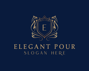 Elegant Fashion Shield logo design