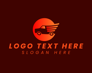 Driver - Truck Delivery Express logo design