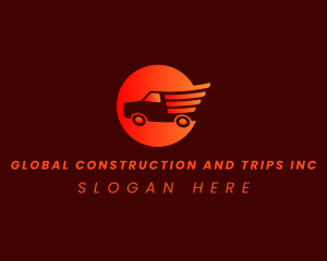 Cargo - Truck Delivery Express logo design