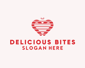 Tasty - Sugar Cane Heart logo design