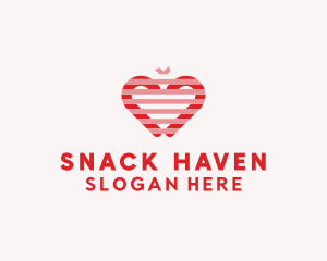 Sugar Cane Heart  logo design