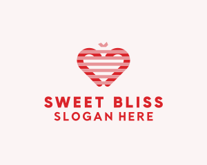 Sugar - Sugar Cane Heart logo design