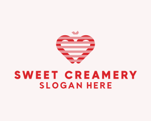 Sugar Cane Heart  logo design