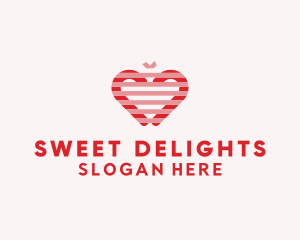 Sugar Cane Heart  logo design