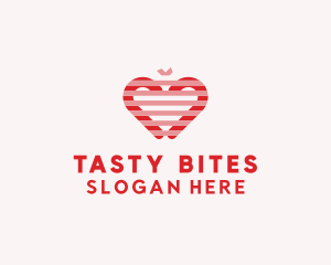 Sugar Cane Heart  logo design