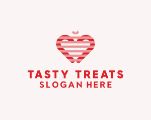 Sugar Cane Heart  logo design