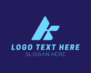 Advertising - Bold Advertising Letter K logo design