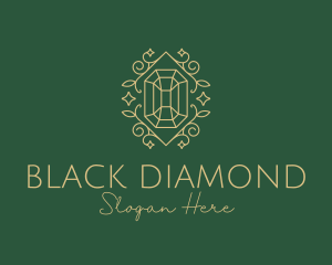 Decorative Emerald Diamond logo design