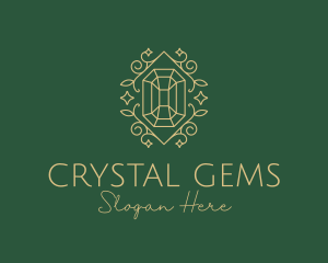 Decorative Emerald Diamond logo design