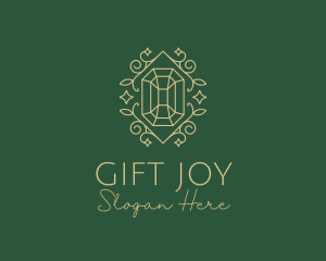 Decorative Emerald Diamond logo design