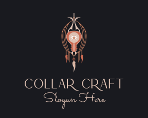 Native Macrame Eye  logo design