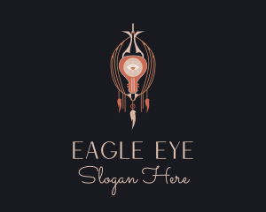 Native Macrame Eye  logo design