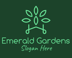 Gardening Green Plant logo design