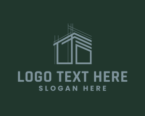 Gray - Home Builder Renovation logo design