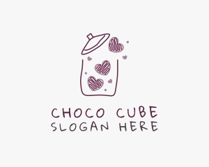 Confectionery - Heart Cookie Jar logo design