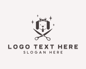 Veterinarian - Dog Scissor Pet Care logo design