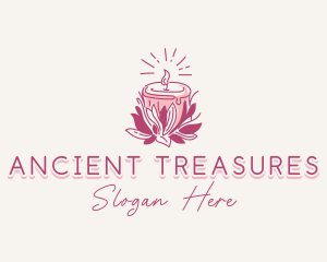 Candle Light Floral logo design