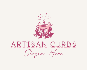 Candle Light Floral logo design