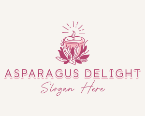 Candle Light Floral logo design