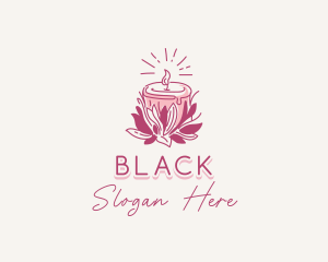 Candle Light Floral logo design