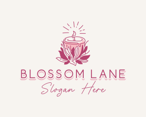 Floral - Candle Light Floral logo design