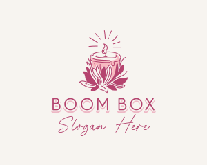 Candle Light Floral logo design