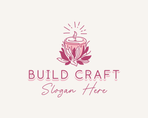 Candle Light Floral logo design