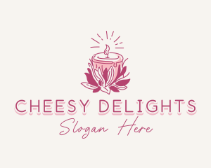 Candle Light Floral logo design