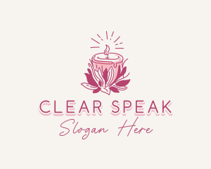 Candle Light Floral logo design