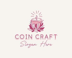 Candle Light Floral logo design