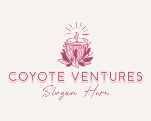 Candle Light Floral logo design