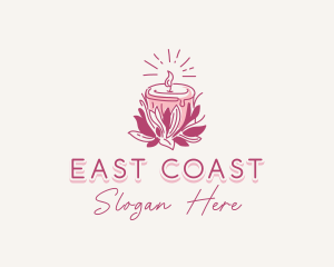 Candle Light Floral logo design