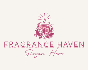 Candle Light Floral logo design