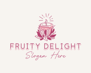 Candle Light Floral logo design