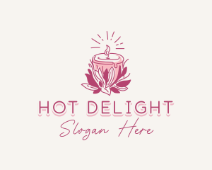 Candle Light Floral logo design