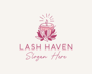 Candle Light Floral logo design