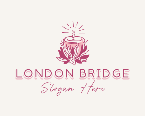 Candle Light Floral logo design