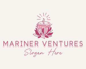 Candle Light Floral logo design