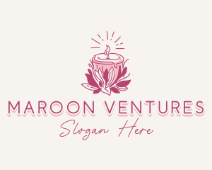 Candle Light Floral logo design