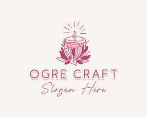 Candle Light Floral logo design