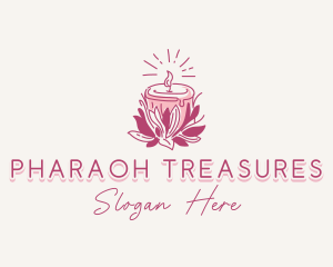 Candle Light Floral logo design