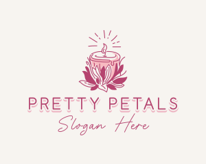 Candle Light Floral logo design