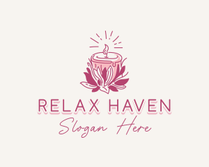 Candle Light Floral logo design