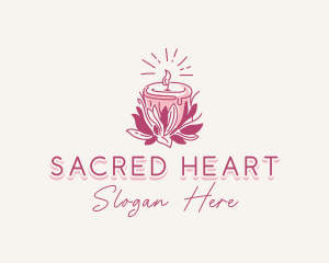 Candle Light Floral logo design