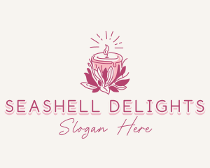 Candle Light Floral logo design