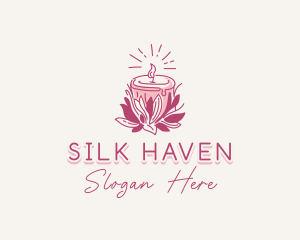 Candle Light Floral logo design