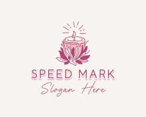 Candle Light Floral logo design